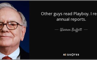 Annual Report, a necessity